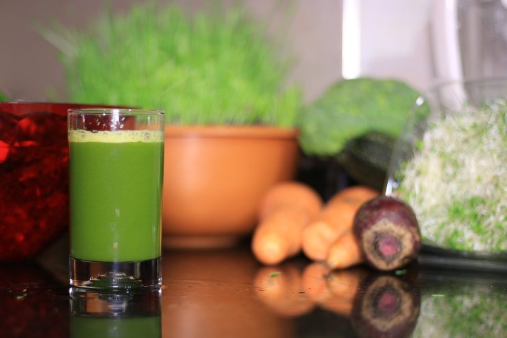 Bicchiere con succo