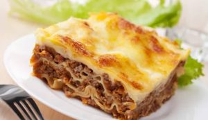 Piatto di lasagna