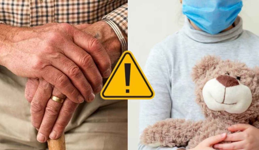 Bambini e anziani malati (Depositphotos foto)